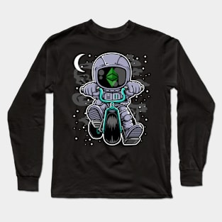 Astronaut Ethereum Crypto ETH Coin To The Moon Crypto Token Cryptocurrency Wallet Birthday Gift For Men Women Kids Long Sleeve T-Shirt